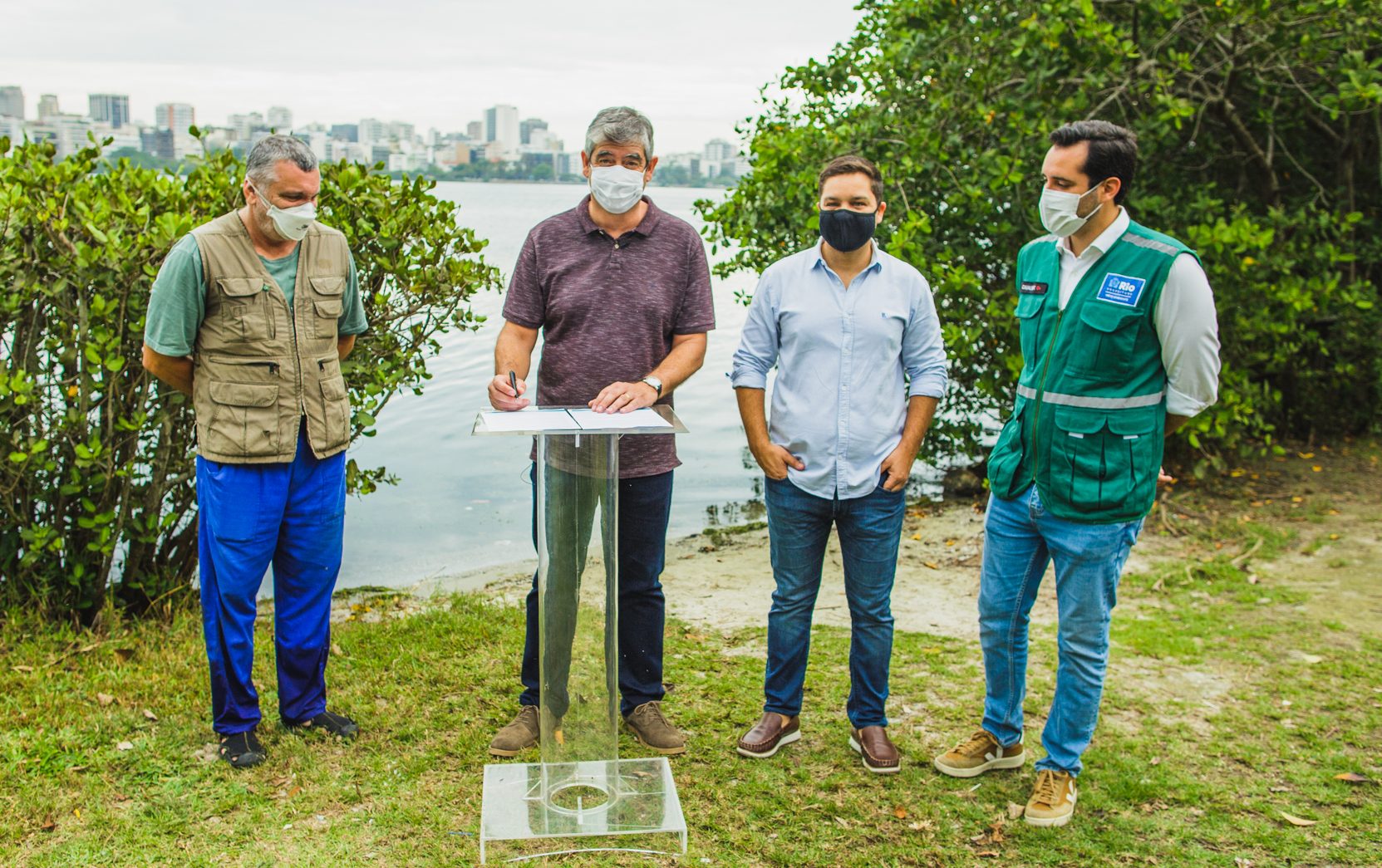 Águas do Rio apoia projeto de revitalização ambiental da Lagoa Rodrigo