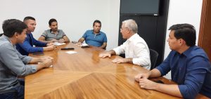 Reunião na prefeitura de Nilópolis