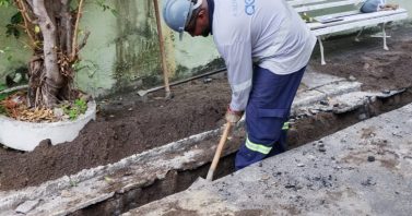 Novas tubulações melhoram o abastecimento no Engenho Novo