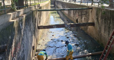 Ações na Tijuca impedem despejo irregular de esgoto e reforçam combate à poluição na Zona Norte